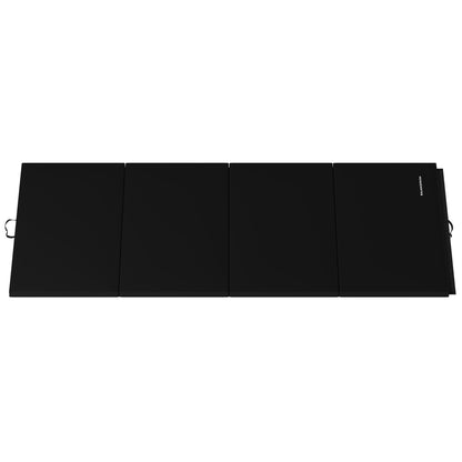 BalanceFrom Fitness All Purpose Mat with 8 Ft Balance Beam Gymnastic Set, Black