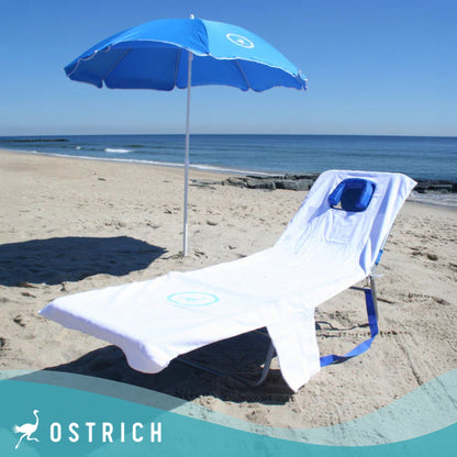 Ostrich Custom Fitted Beach Towel designed to fit on Ostrich 3n1 Beach Chairs