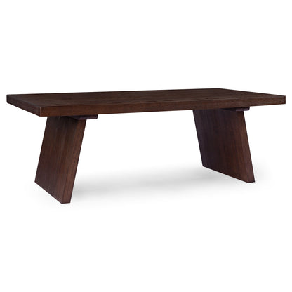 MARCELLA CONTEMPORARY WOODEN COFFEE TABLE IN AGED BROWN