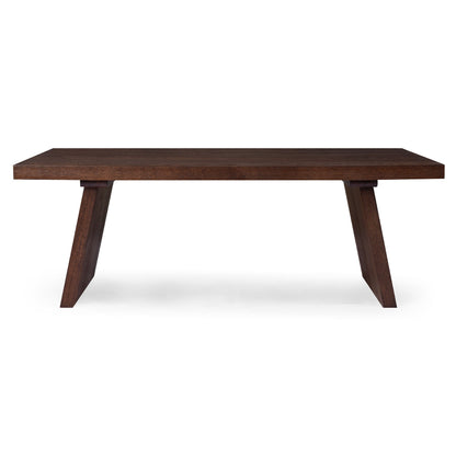 MARCELLA CONTEMPORARY WOODEN COFFEE TABLE IN AGED BROWN