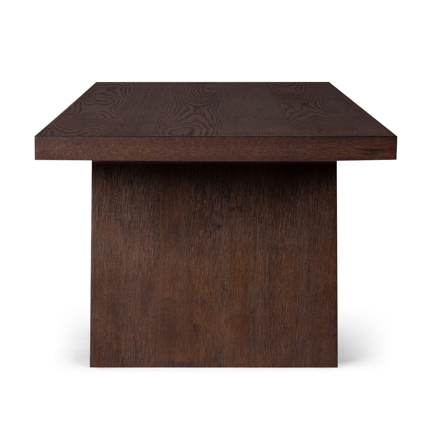 MARCELLA CONTEMPORARY WOODEN COFFEE TABLE IN AGED BROWN