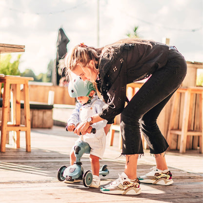 Scoot & Ride 2-in-1 Ride-On & Stand Kids Scooter, Ages 1-5, Highwaykick 1, Steel