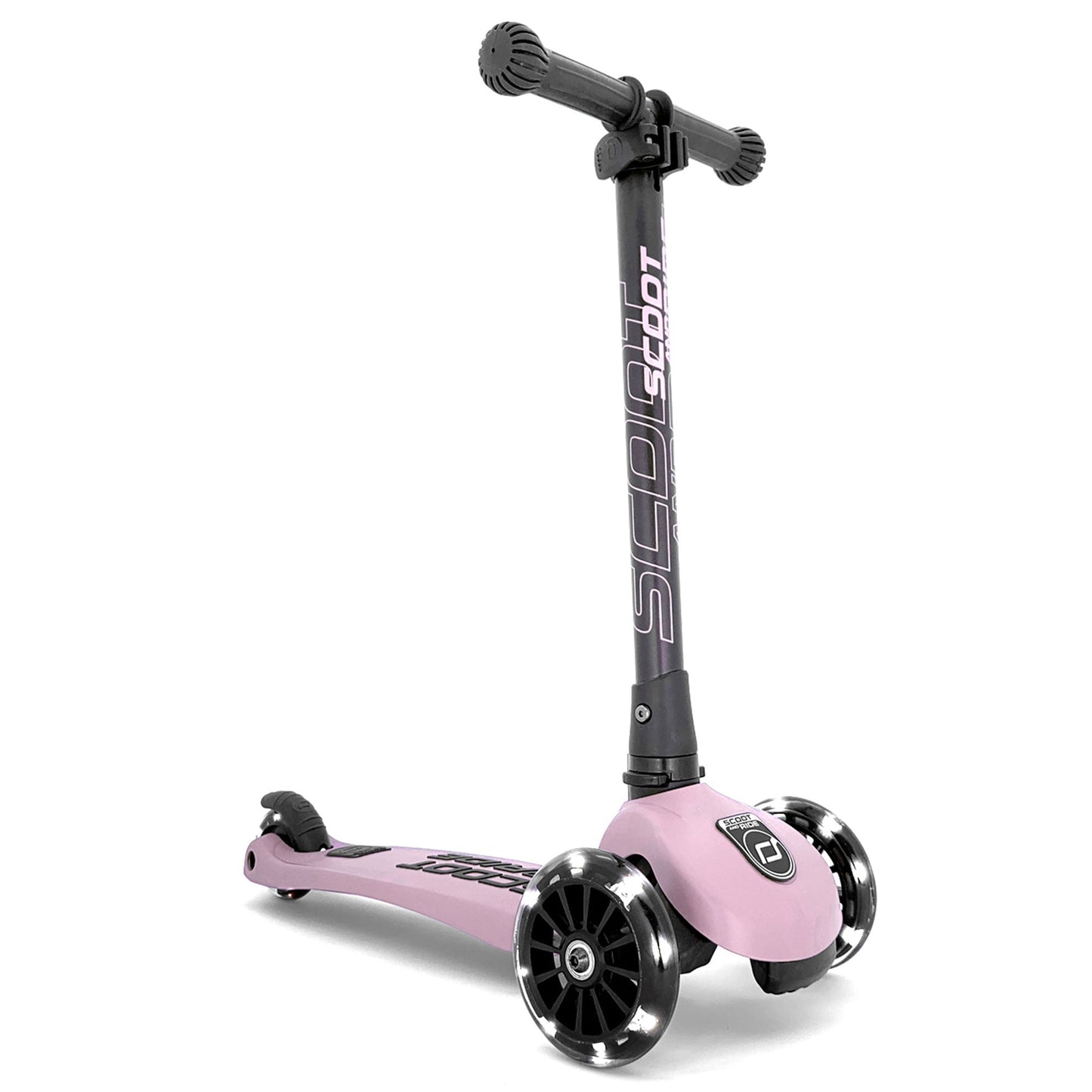 Scoot & Ride Stand-up Push Scooter for Children Ages 3-6, Highwaykick 3, Rose