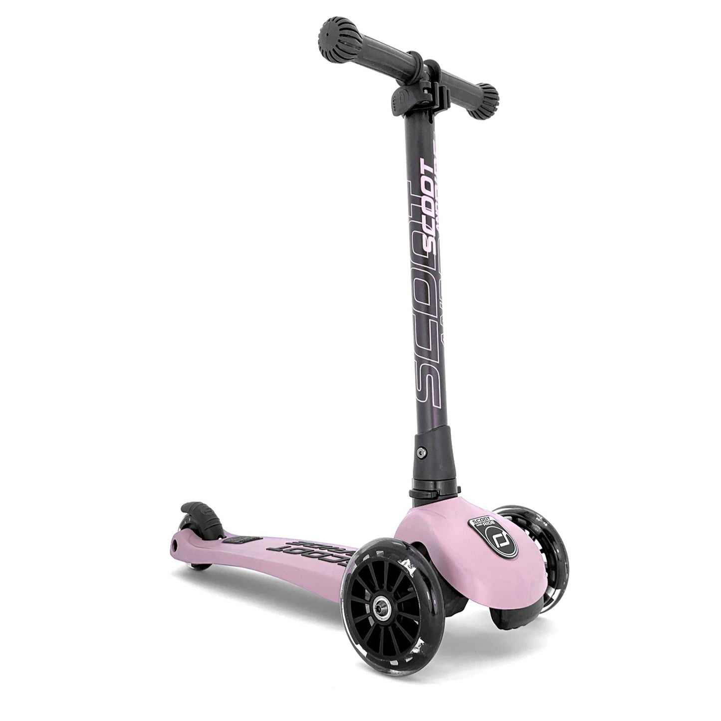 Scoot & Ride Stand-up Push Scooter for Children Ages 3-6, Highwaykick 3, Rose