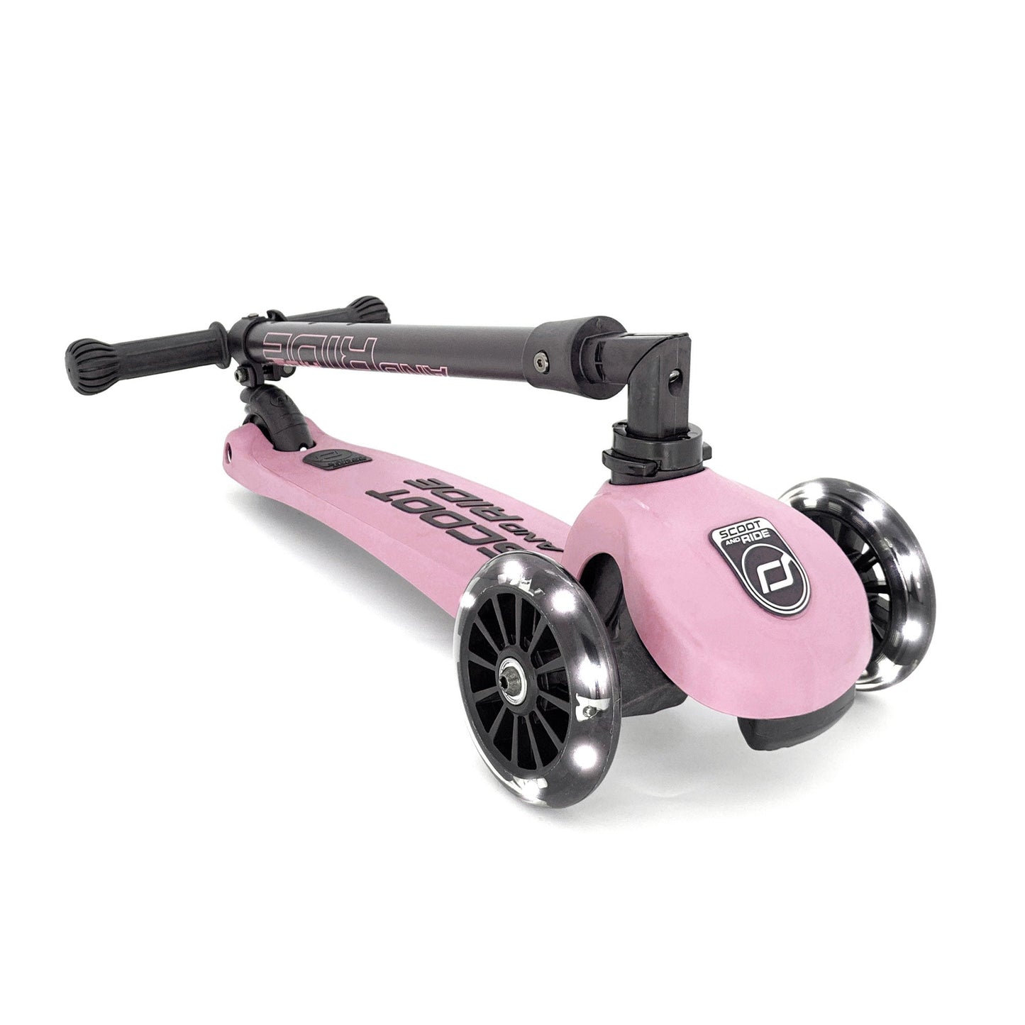 Scoot & Ride Stand-up Push Scooter for Children Ages 3-6, Highwaykick 3, Rose