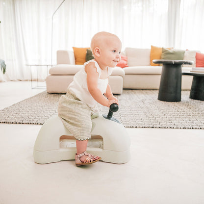 Scoot & Ride My First 3 in 1 Baby Walker, Ride On, & Scoot Board w/Storage, Sand