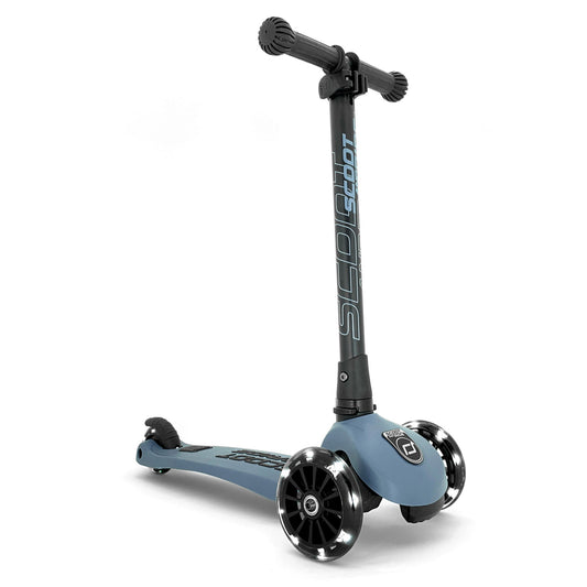 Scoot & Ride Stand-up Push Scooter for Children Ages 3-6, Highwaykick 3, Steel