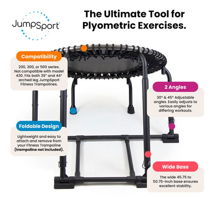 JumpSport PlyoFit PRO Adapter for 39" and 44" Fitness Trampolines, Home Gym Use