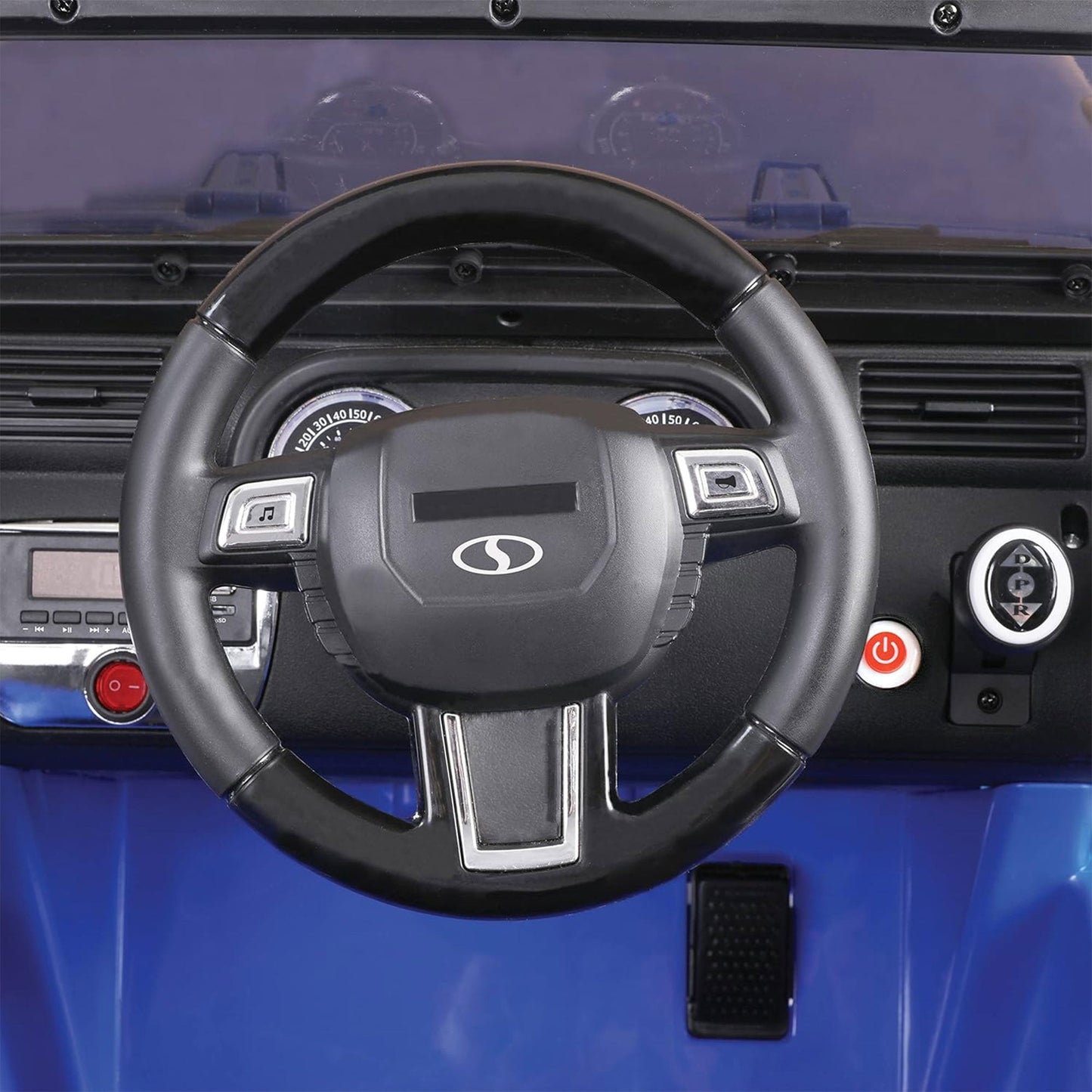 Snow Joe 24V Ride On Car Toy with Snow Plow Scoop and Parental Remote, 24V-SUV1