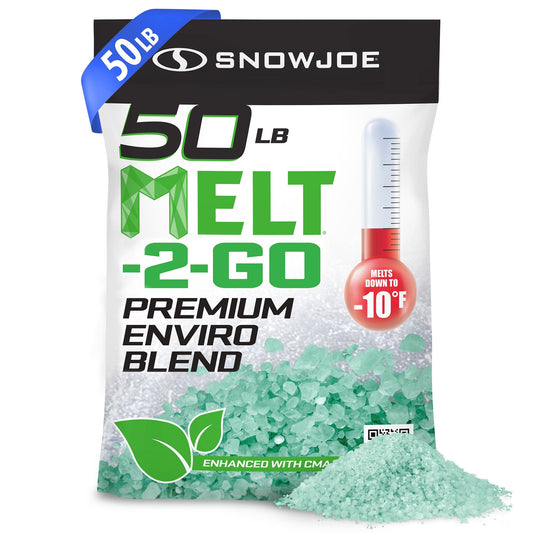 Snow Joe Enviro Blend Ice Snow Melt, Safe for Concrete & Plants, 50 lb, MELT50EB