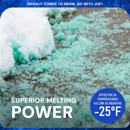 Blue Heat Ice Melt Pellets Deicer and Snow Removal for Driveway, 50 Pounds, BH50