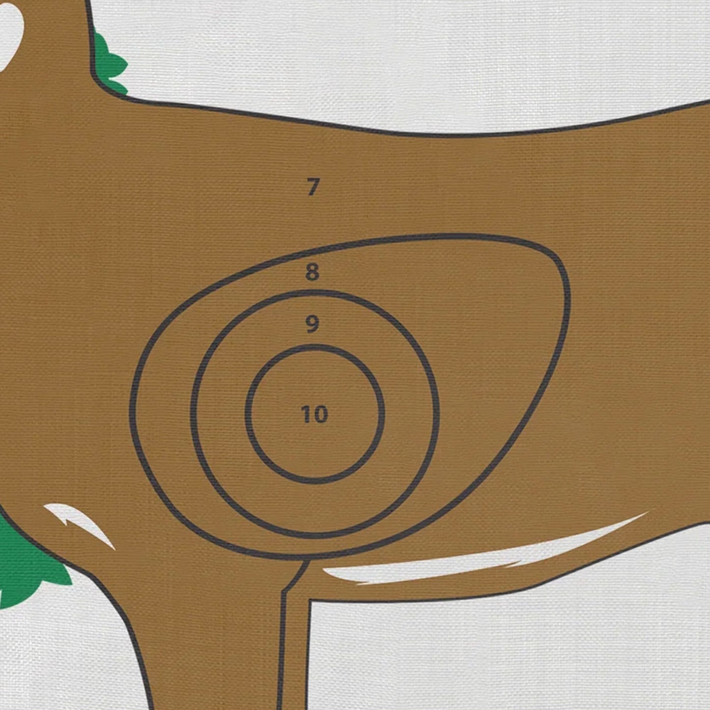 Morrell Targets Whitetail Deer IBO/NASP Archery Shooting Target Face for Hunting