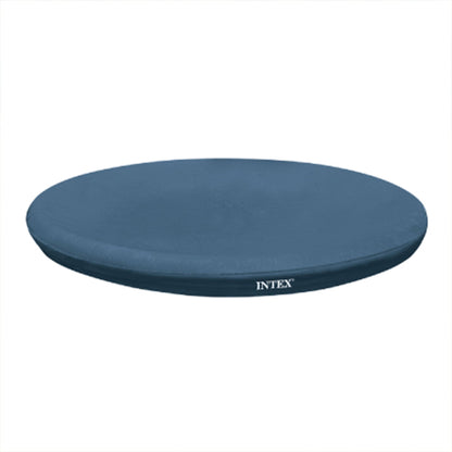 Intex 10 Foot Easy Set Round Above Ground Swimming Pool Debris Vinyl Cover, Blue