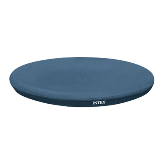 Intex 10 Foot Easy Set Round Above Ground Swimming Pool Debris Vinyl Cover, Blue
