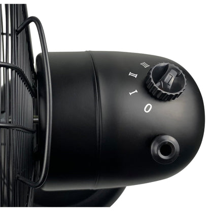 Good Housekeeping All-Metal Oscillating Retro Desk Fan, 12 Inch, Breezewave