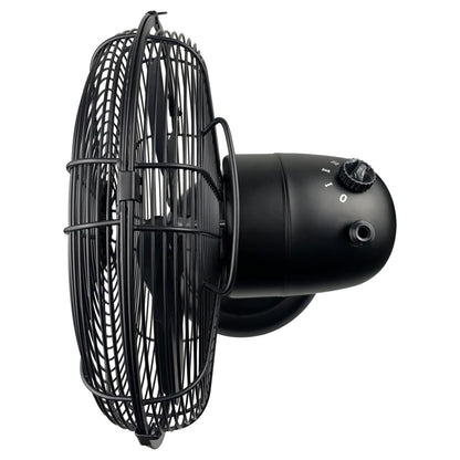 Good Housekeeping All-Metal Oscillating Retro Desk Fan, 12 Inch, Breezewave