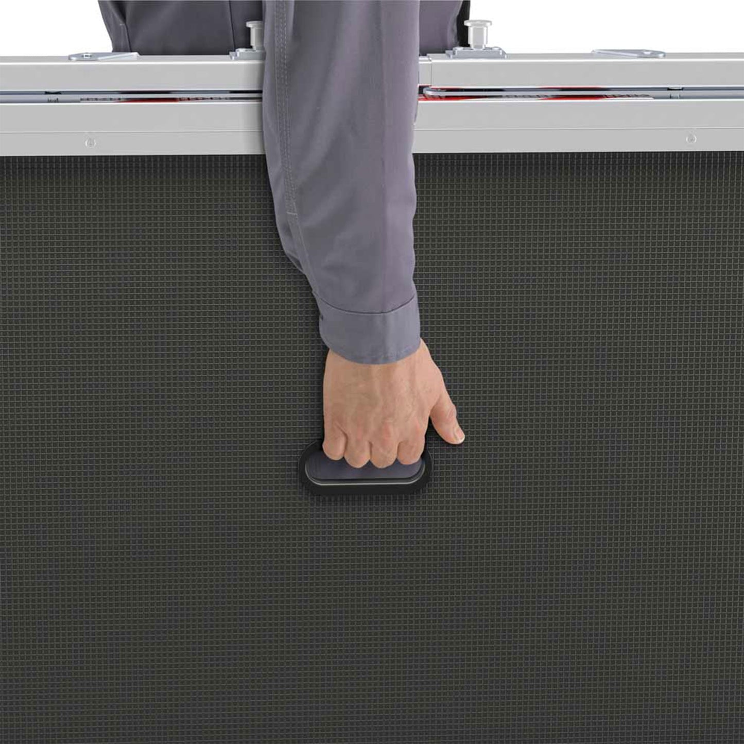 Hailo Adjustable Aluminum Work Platform TP2 Plus for Ladders & Stairs, Foldable