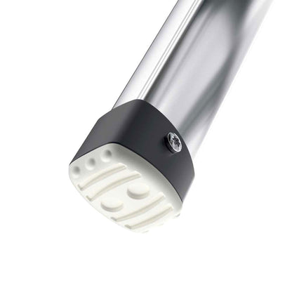 Hailo Folding Step Stool, 3 Step Ladder w/Tray for Home & Kitchen, K95, Silver