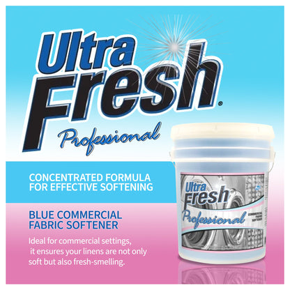 Ultra Fresh Professional 5 Gal Spring Fresh Fabric Softener, Up to 640 Loads