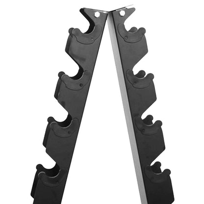 BalanceFrom Dumbbell Set with Stand, Rubber Encased Home Gym Hand Weights, 150lb