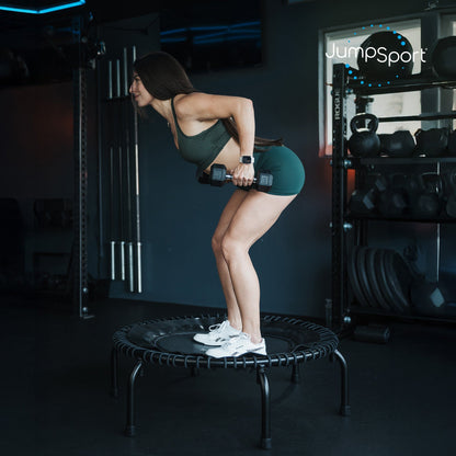 JumpSport 230 Fitness Trampoline, 39-inch | ESSENTIAL | Low-Impact Home Rebounder | 3-Piece Frame