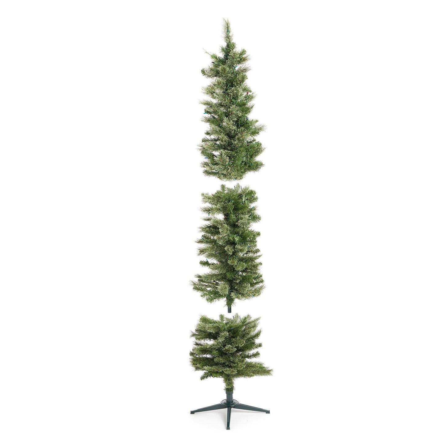 Home Heritage Rotating Tree Stand Base w/Stanley 7' Artificial Christmas Tree