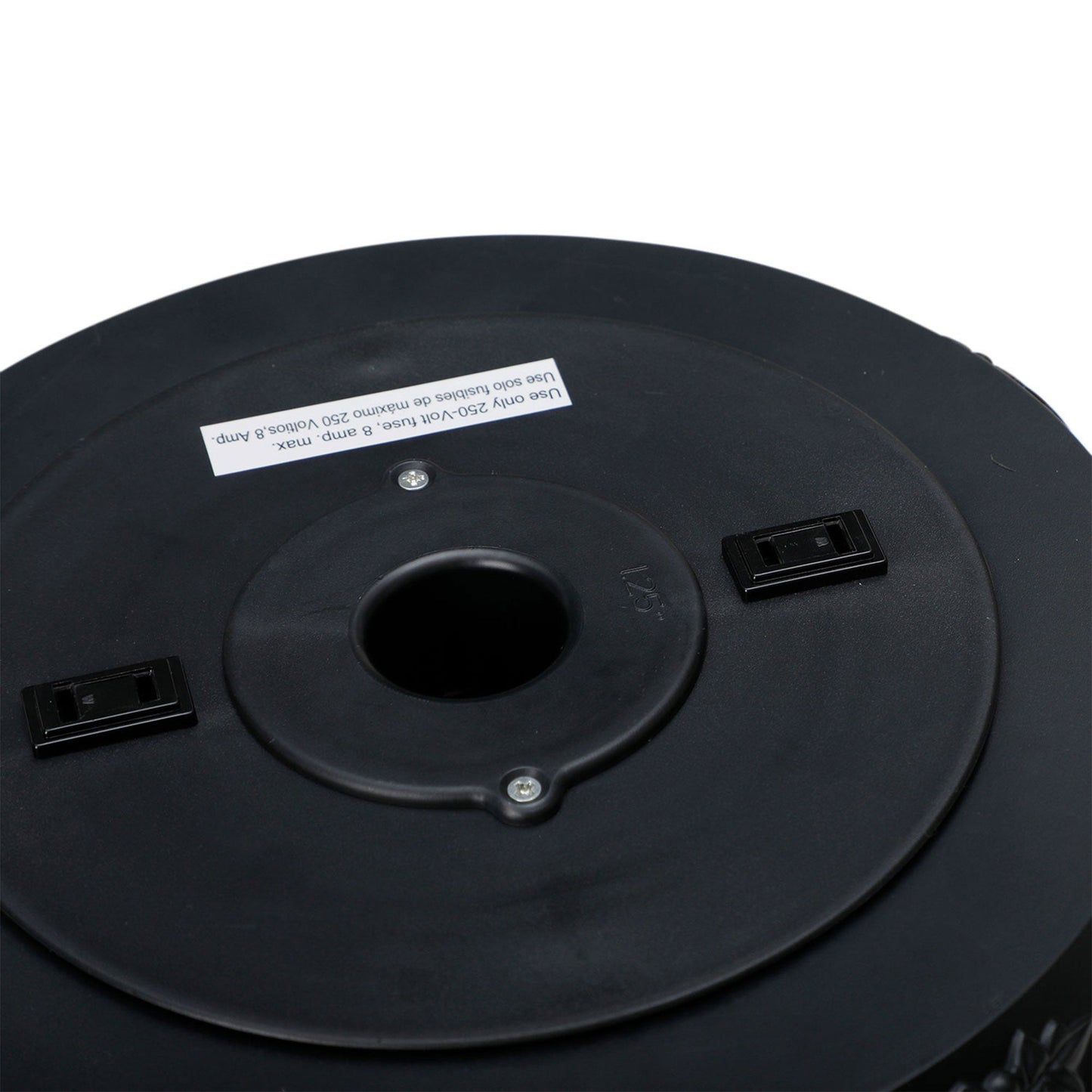 Home Heritage Rotating Tree Stand Base w/ Snowdrift 6.5 Ft Pre-Lit Holiday Tree