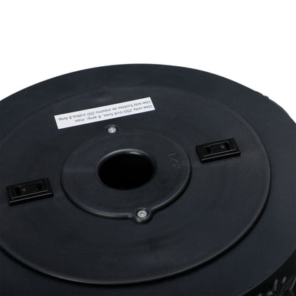 Home Heritage Rotating Tree Stand Base w/ Snowdrift 6.5 Ft Pre-Lit Holiday Tree