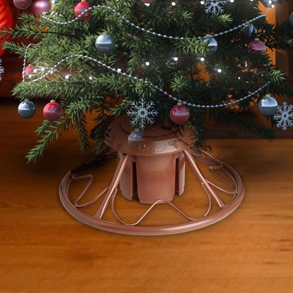 Home Heritage Rotating Tree Stand Base w/Stanley 7' Skinny Pencil Christmas Tree
