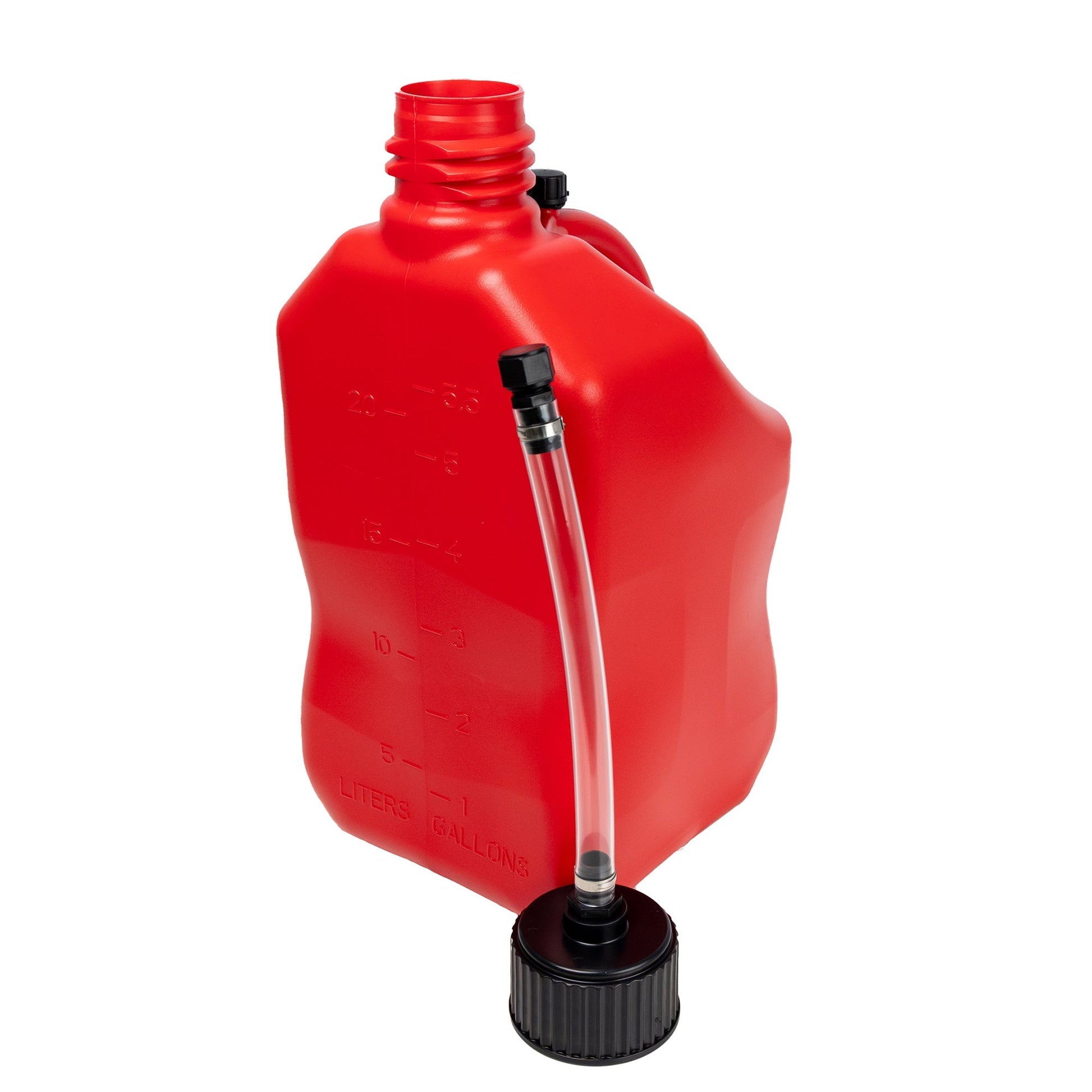 Bushman 4 Pack U-Jug Storage Jug, Portable Plastic Container, 5.5 Gal, Red - Find Fresh Goods