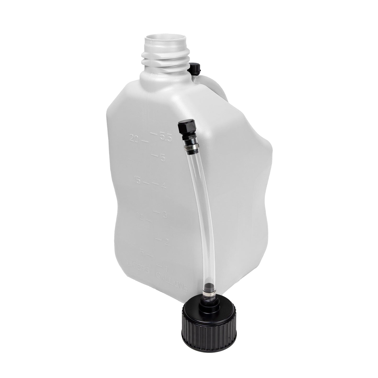 Bushman 4 Pack U-Jug Storage Jug, Portable Plastic Container, 5.5Gal, White - Find Fresh Goods