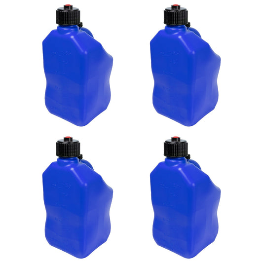 Bushman 4 Pack U-Jug Storage Jug, Portable Plastic Container, 5.5 Gal, Blue - Find Fresh Goods