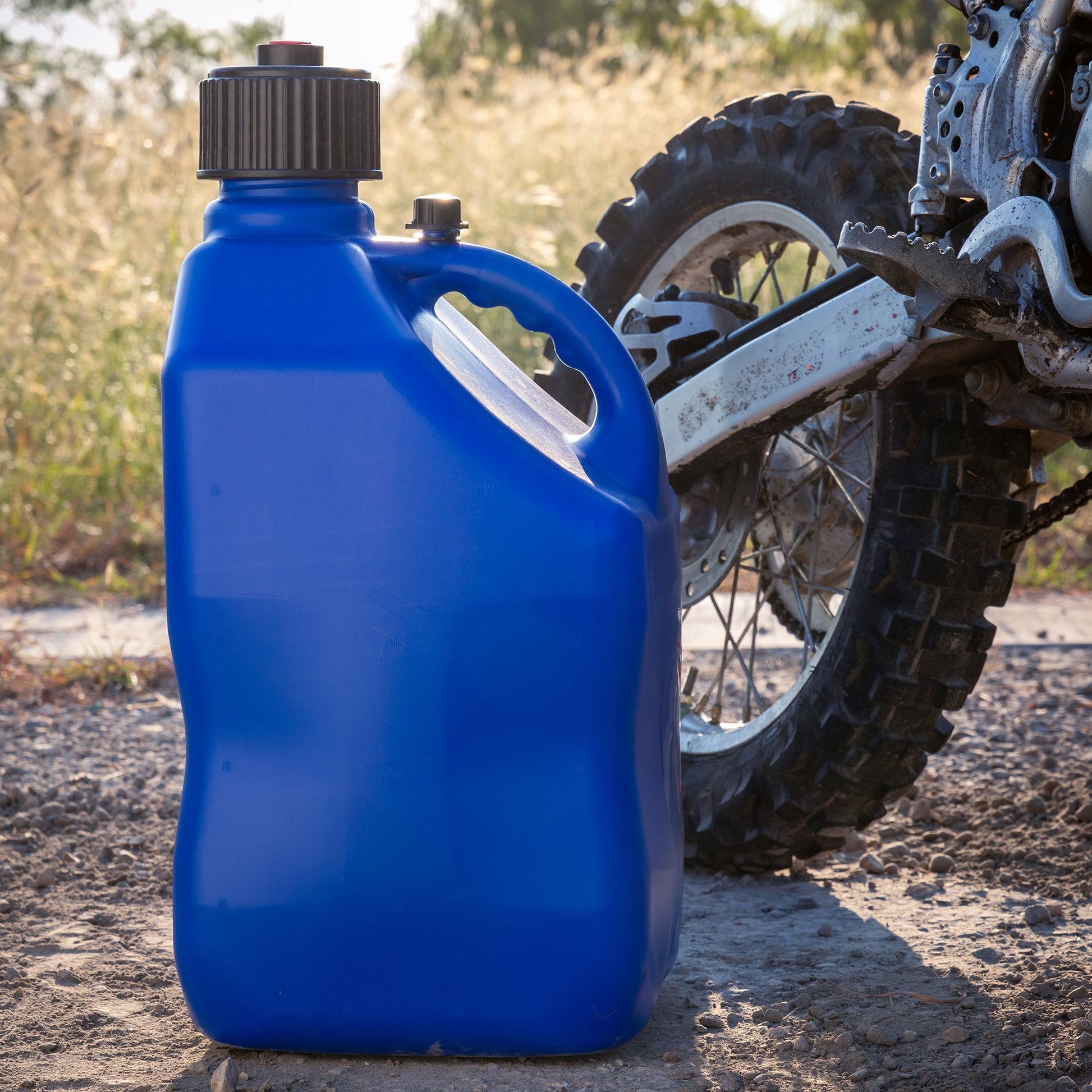 Bushman 4 Pack U-Jug Storage Jug, Portable Plastic Container, 5.5 Gal, Blue - Find Fresh Goods