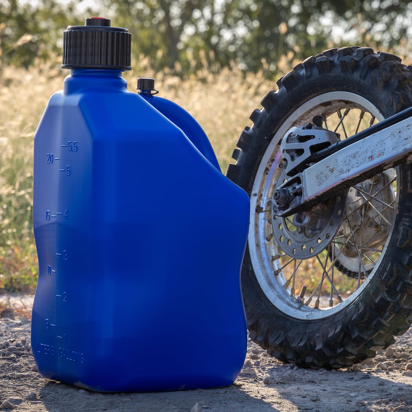 Bushman 4 Pack U-Jug Storage Jug, Portable Plastic Container, 5.5 Gal, Blue - Find Fresh Goods