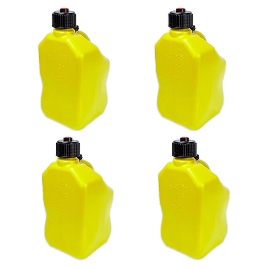 Bushman 4 Pack U-Jug Storage Jug, Portable Plastic Container, 5.5 Gal, Yellow - Find Fresh Goods