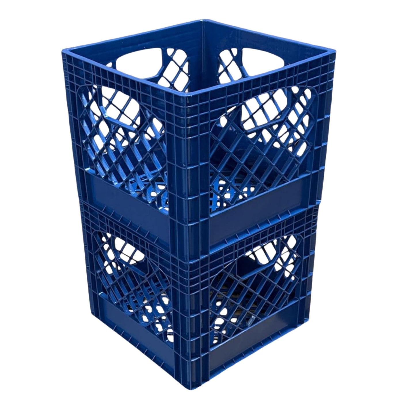 Juggernaut Storage 2-Pack Crate for Office Storage & Classroom Organization,Blue