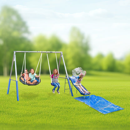 XDP Recreation Playtime Fun with Water Slide, Super Disc Swing and Swing Seat