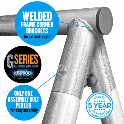 XDP Recreation Fun Always Outdoor Playground with Water Slide & Super Disc Swing