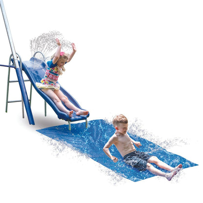 XDP Recreation Fun Always Outdoor Playground with Water Slide & Super Disc Swing