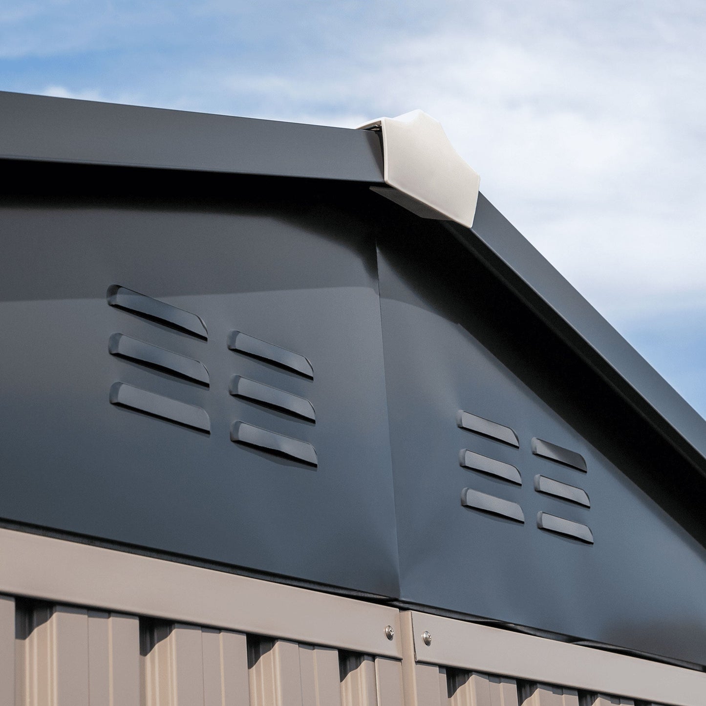 COVER-IT Metal Lockable Storage Shed for Outdoor or Backyard Storage, 8' x 6'