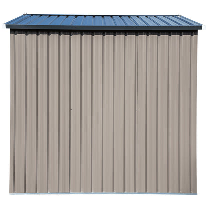 COVER-IT Metal Lockable Storage Shed for Outdoor or Backyard Storage, 8' x 6'