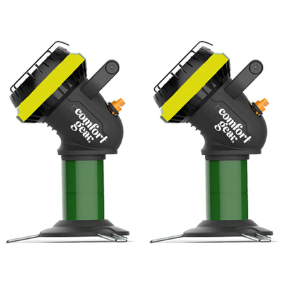 Comfort Gear 2 Pack Portable Propane Heater, Indoor Safe, 4000 BTU for Outdoors