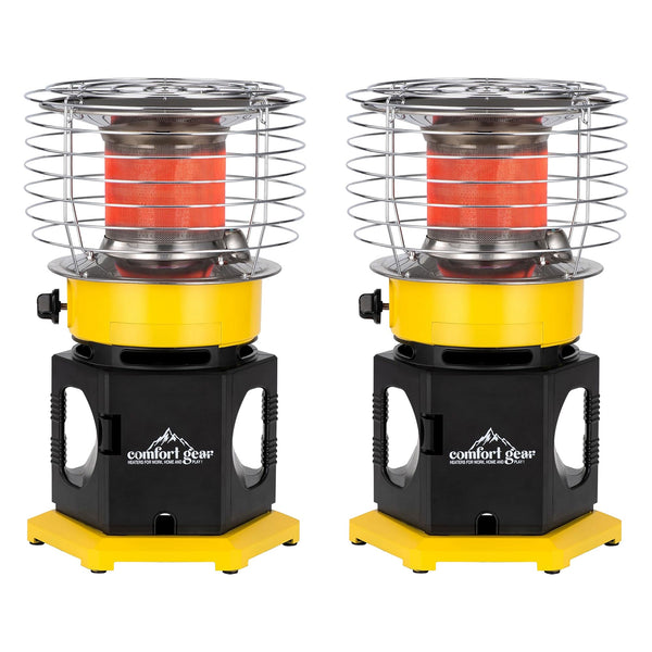 Comfort Gear 2 Pack 360 Degree Versatile Propane Space Heater Portable Radiator