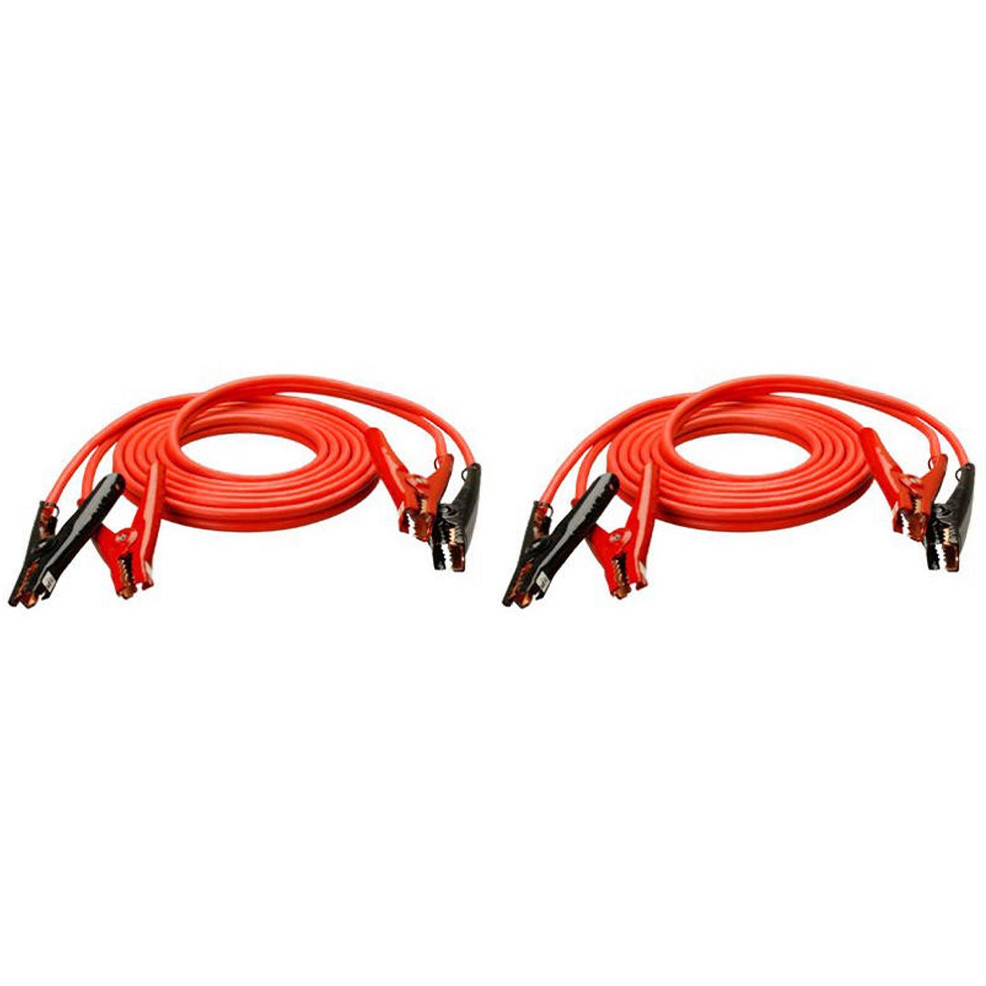 Master Mechanic 2 Pack 20' 4 Gauge Jumper Cable for Roadside Emergency Needs - Find Fresh Goods