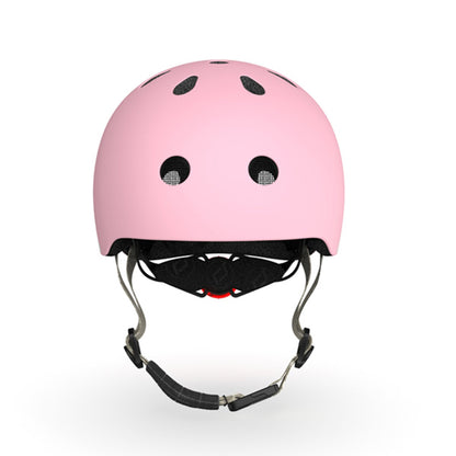 Scoot & Ride Toddler Kids Bike and Scooter Helmet with LED Light, XXS, Rose