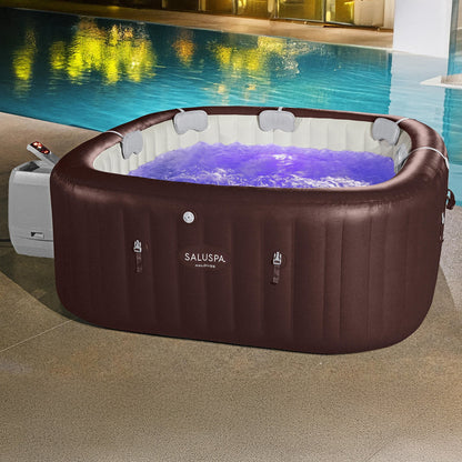 Bestway SaluSpa Maldives 5-7 Person Energy-Efficient HydroJet Inflatable Hot Tub