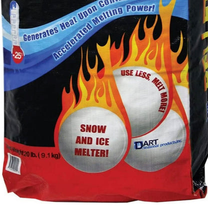 Snow Joe Pellets of Fire Ice Melter for Driveways & Sidewalks, 20 lbs, AZ-PF-20