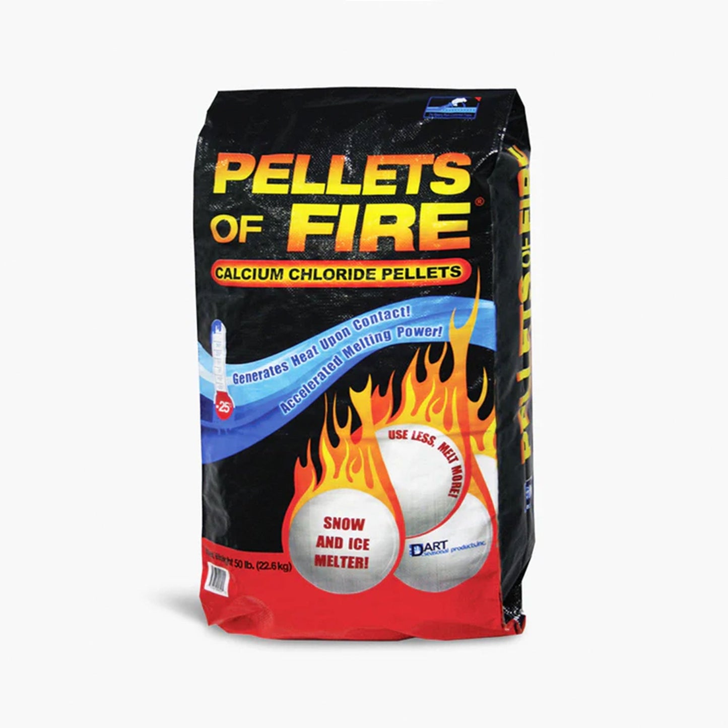 Snow Joe Pellets of Fire Ice Melt for Driveways and Sidewalks, 50 lbs, AZ-PF-50
