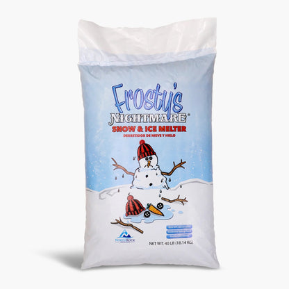 Snow Joe Exclusive Frosty's Nightmare Ice Salt Melt Blend Bag, 40 lbs, AZ-FN-40