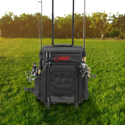 SKB Tak-Pak Backpack with Wheels, Removable Straps, and Retractable Pull Handle